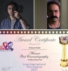 جایزه بهترین فیلمبرداری جشنواره عشق آمریکا به مدیر فیلمبرداری «خداحافظ دختر شیرازی» رسید