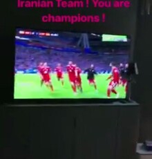 واکنش گلشیفته فراهانی به بازی ایران مقابل اسپانیا:پیروزی حق ما بود