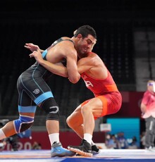 کشتی المپیک توکیو | شکست مصطفی حسین خانی در گام اول