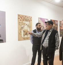 دیدار داریوش ارجمند از نمایشگاه « گنج جنگ» روایت فتح