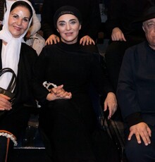 بهمن فرمان آرا، پوری بنایی و رویا نونهالی در یک قاب/عکس