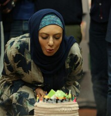 جشن تولد کتابی یکتا ناصر در تلویزیون/ تصویر
