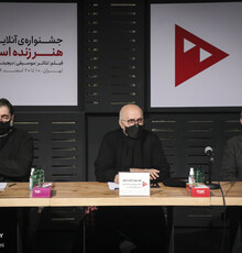 نشست خبری جشنواره آنلاین «هنر زنده است» / گزارش تصویری