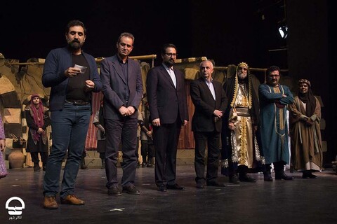 قدردانی گروه اجرایی نمایش «خاتون» از خانواده شهید مدافع حرم