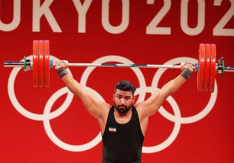 وزنه برداری وزن ۱۰۹ کیلوگرم المپیک توکیو | علی هاشمی در یک ضرب پنجم شد