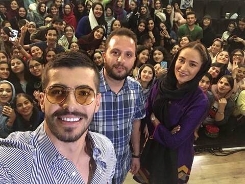 بهاره افشاری و سعید عزت‌اللهی در اکران مردمی «سریک» 